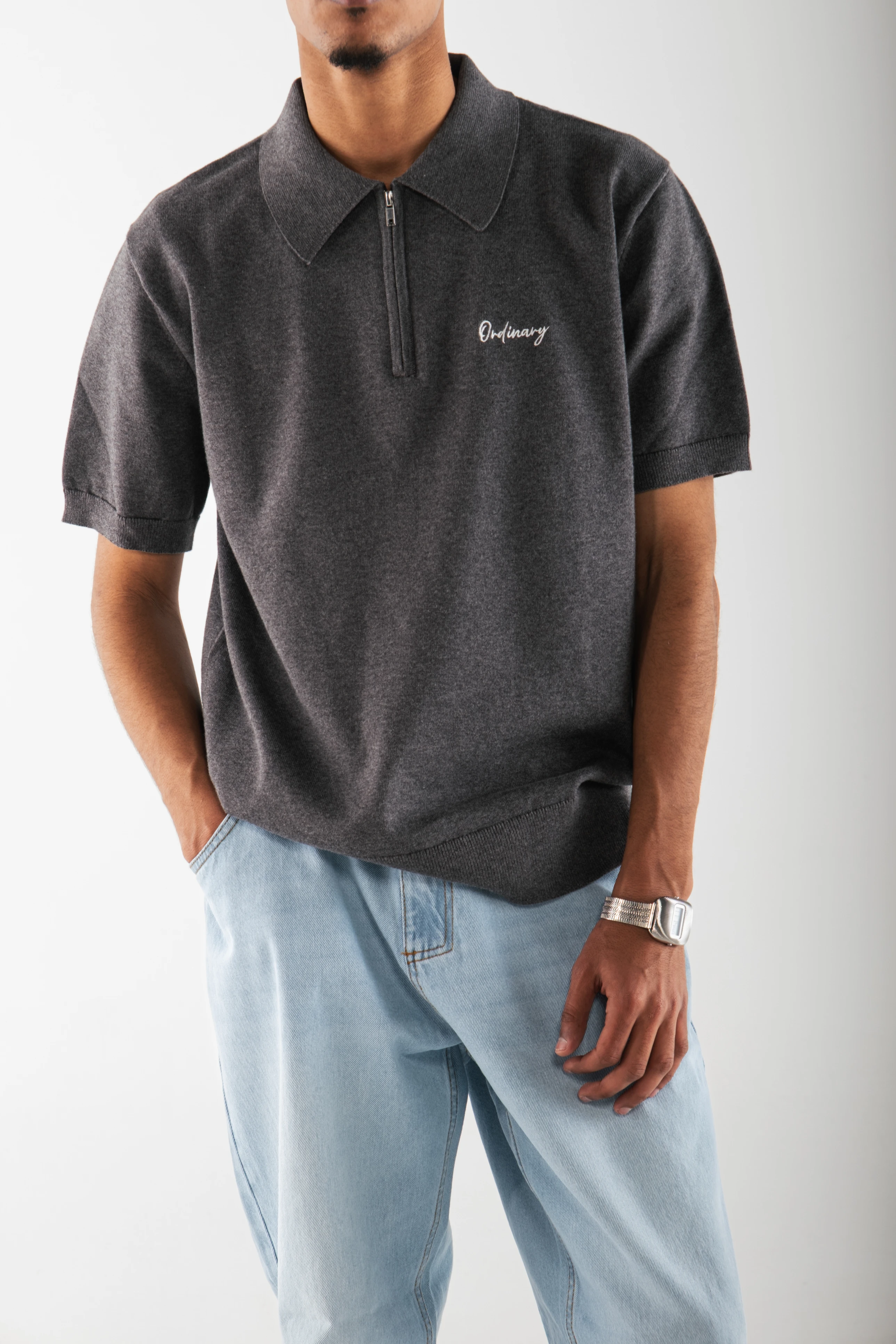 Men's Polo Neck Short Sleeve Pullover image 4