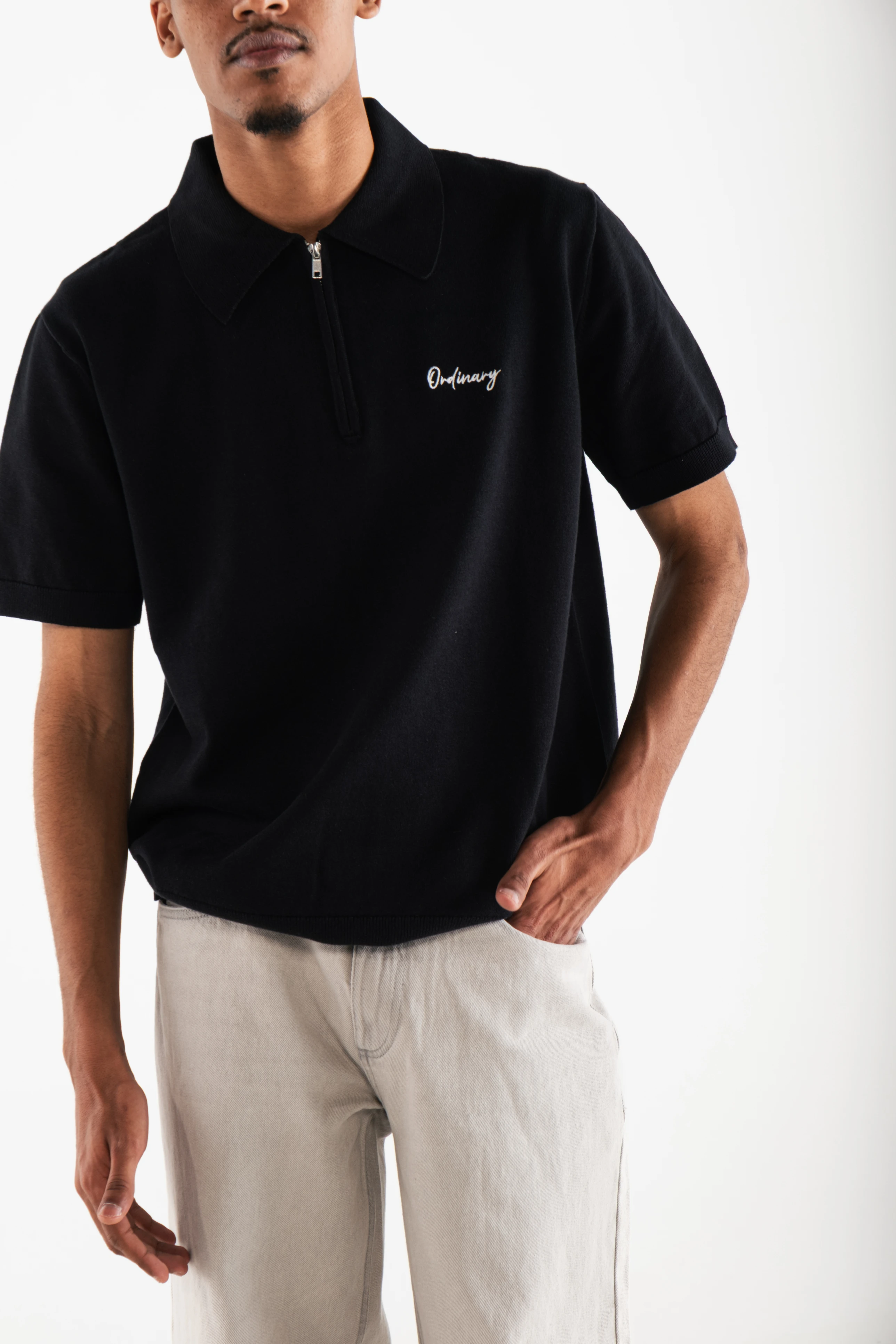 Men's Polo Neck Short Sleeve Pullover image 5