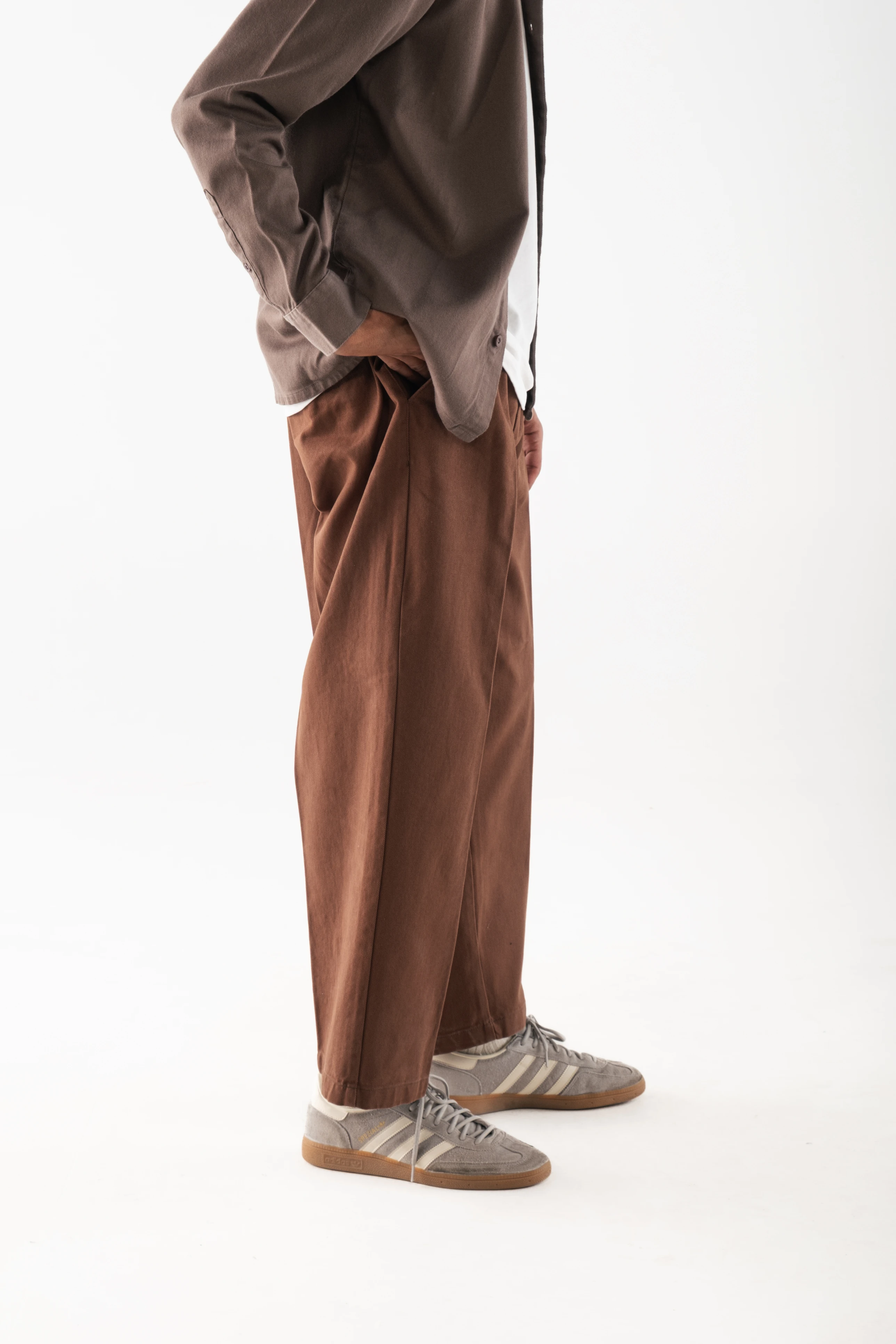 Loose Fit Cotton-Blend Pants image 4