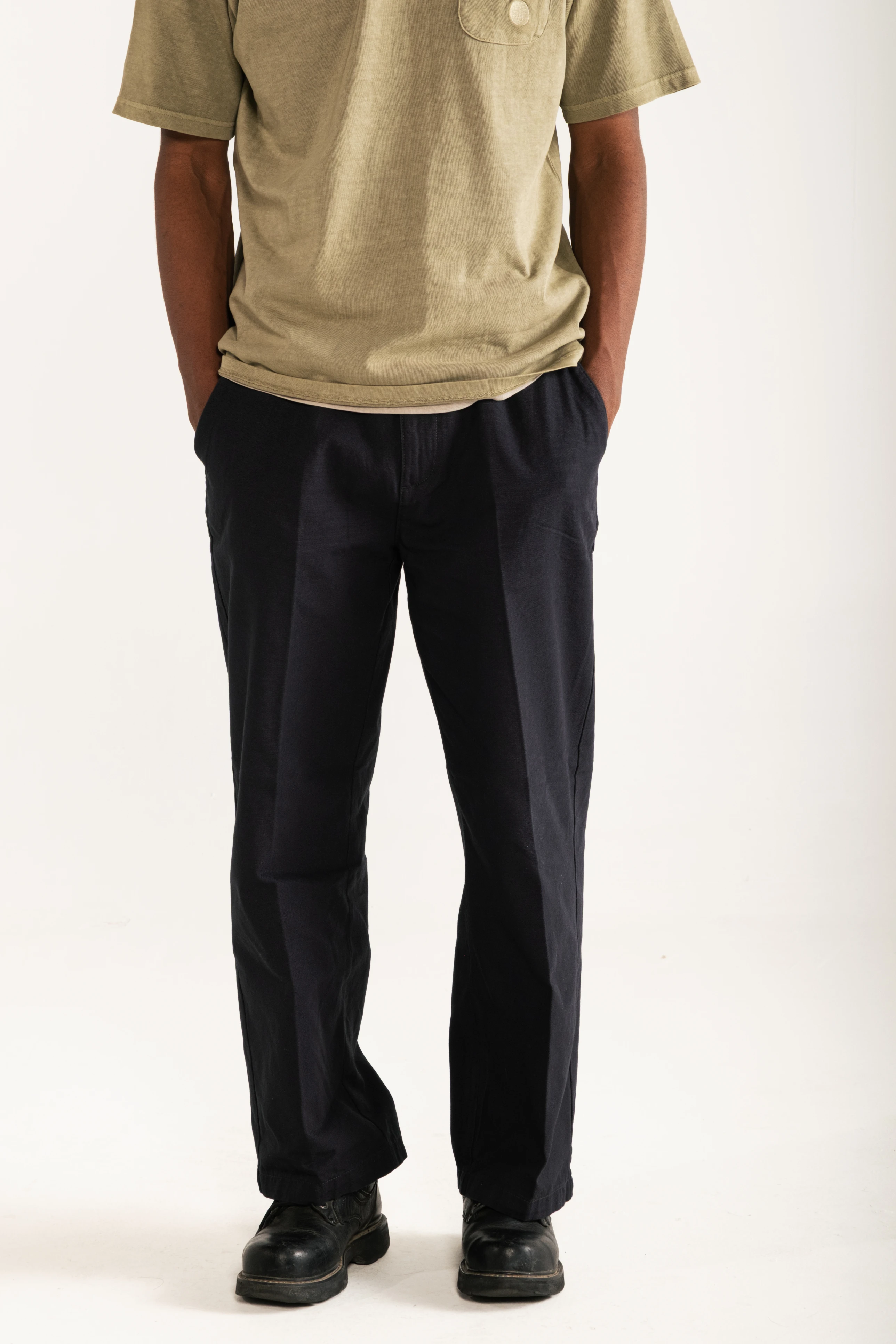 Loose Fit Cotton - Blend Pants image 9