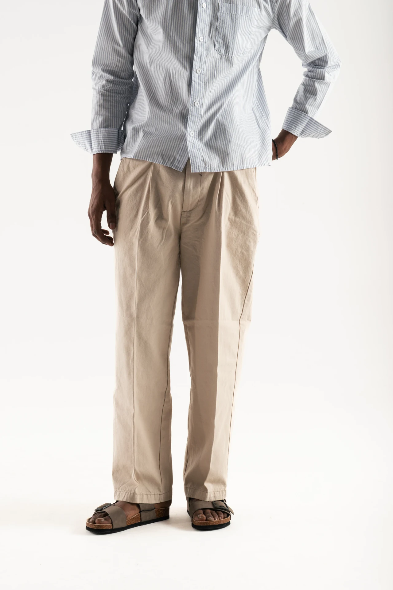 Regular Fit Straight-legged Trousers
