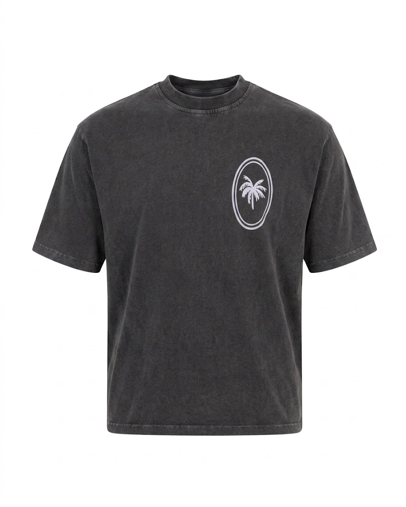 Oversized  Palm Emblem graphic Tee